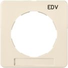 ELSO 223114 Central plate for socket with printed EDV pure white