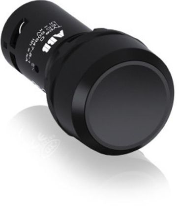 ABB Stotz-Kontakt CP2-10B-10 latching, flat black 1S push button, 1SFA619101R1016