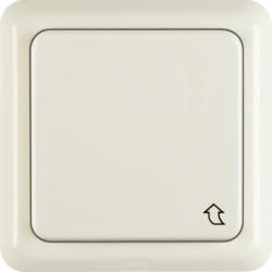Berker 4718 SCHUKO socket with hinged cover and frame white, glossy wg Up IP44