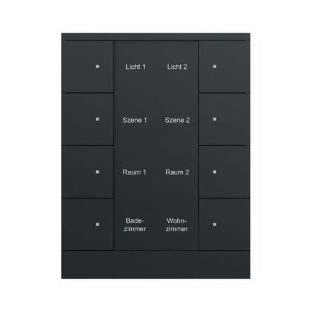 BUSCH-JAEGER SB/U8.0.11-885 KNX push button sensor Tenton | 8-way | matt black