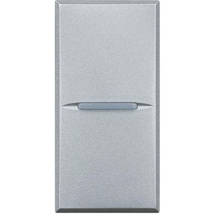 Bticino HC4034N Axolute with break contact 1-module aluminum button