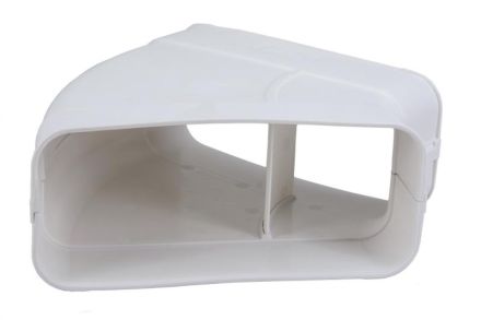 optimAIRo N20057 - Bend horizontal 45°, white