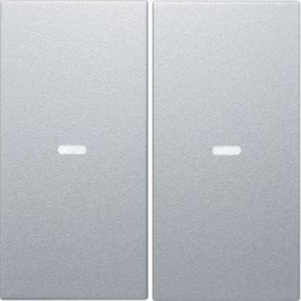 BERKER 80960383 Cover for touch sensor S.1/B.3/B.7 | 2-way | matt aluminum