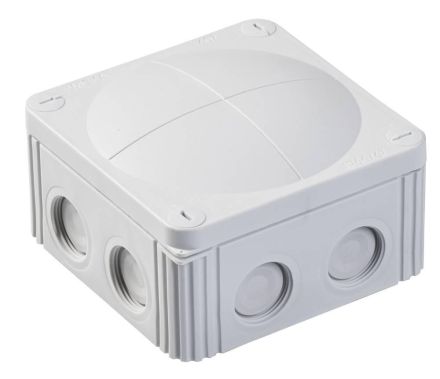 Wiska 10060532 607/5 grey IP66/67 RAL7035 cable junction box
