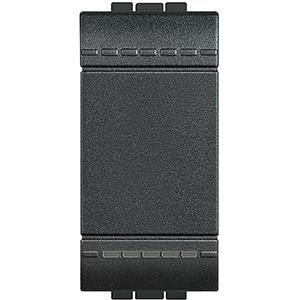 Bticino L4005A button normally open SL 1m, (anthracite)