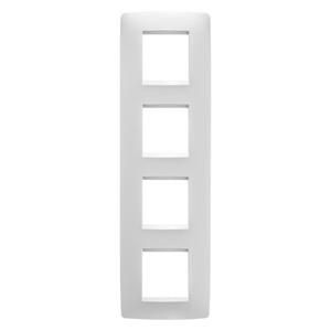 Gewiss GW16129TB ONE Inter 2+2+2+2M V Milk White Cover Frame