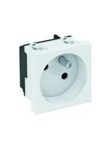 OBO Bettermann with earthing pin 1-way 3-degree pure white socket, 6120222