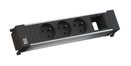 Bachmann 916.0621 power strip aluminum 0.2m 35° IP00