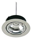 EVN 425011 round chrome G4 max.20W 12V recessed ceiling spotlight