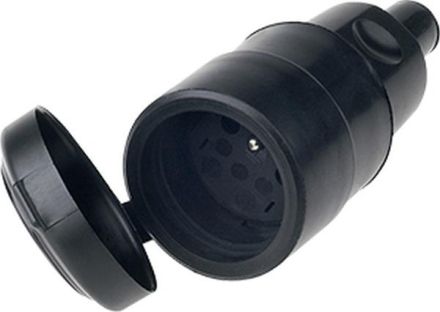 Bachmann 919.169 solid rubber coupling system, IP44, black