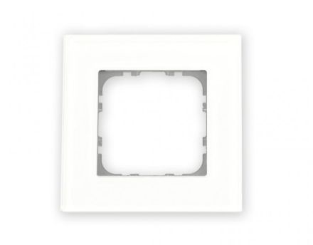 MDT BE-GTR1W.01 Glass frame 1-way for 55 mm programs, white