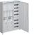 Hager ZB331X18N complete cabinet 7rei. 3Pu. 1100x800x205
