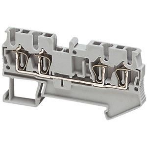 Schneider Electric NSYTRR24 Linergy 2.5qmm 24A 2x2 spring grey terminal block