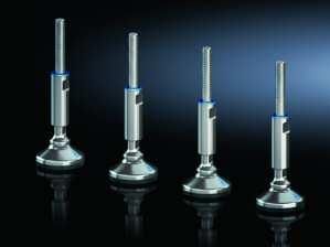 RITTAL 4000250 Levelling feet HD M12 122-175mm floor fastening pack of 4.