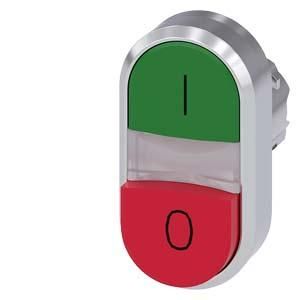 Siemens 3SU1050-3BB42-0AK0 double push button 22mm round