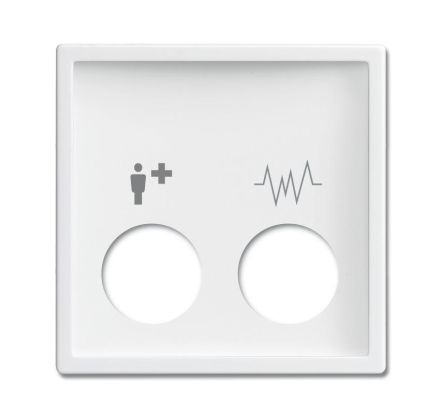 Busch-Jaeger 2548-020 E-84 central plate studio white