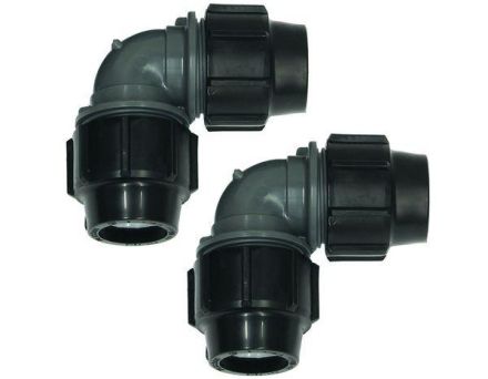 Vaillant 20112792 angle coupling 90 Gr 2pcs for PE pipe 40x3.7mm