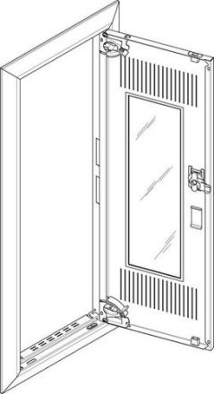 ABN for flush-mounted field distributor 1x5-r. cover frame (GBRU15TM)