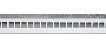 Dätwyler 440043 19' 1HE MGK 24xGG45 RAL 7035 Unilan Patch Panel Keystone