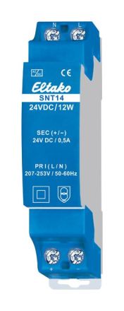 Eltako 30014031 Power supply SNT14-24V/12W for 24V actuators