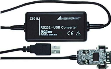 Gossen Metrawatt Z501L interface adapter cable