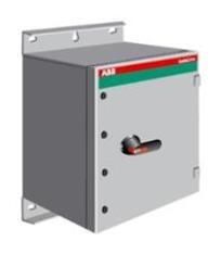 ABB Stotz-Kontakt OT630KAUR3TZ, safety switch 3-pole 315 kW 400V with black handle, 1SCA022281R7630