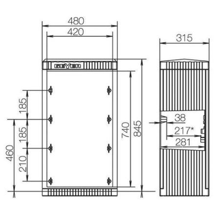 ABN SL084 outdoor cabinet