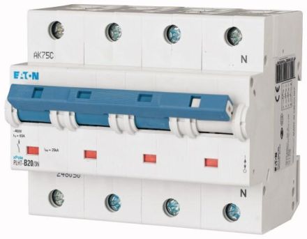 Eaton PLHT-B20/3N circuit breaker, 20A, 3p+N, B-Char , 248050