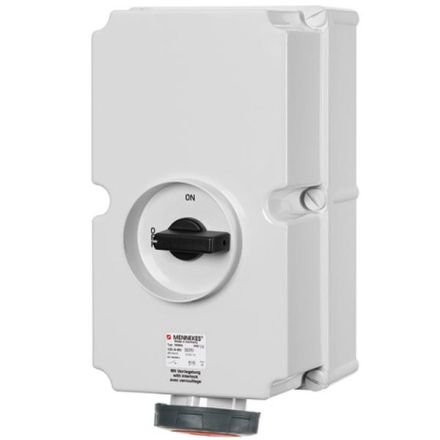 Mennekes 5695A DUO 125A 5-pole 6h 400V IP67 wall socket