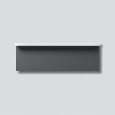 Siedle LEDF 600-6/2-0 DG LED panel light in dark grey mica