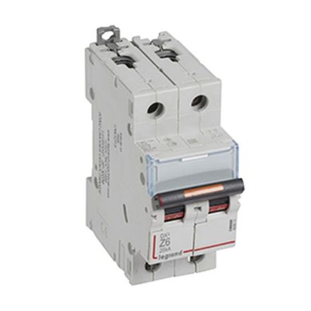 Legrand 409911 Circuit breaker DX3 Z6A 2P 25KA 2M
