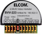 Elcom 1806223 Video distributor flush mounting BVV-223 i2-BUS with 3 outputs