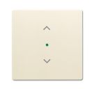 Busch-Jaeger 6232-10-82 rocker switch, 1-way, with symbol 'blind' ivory white