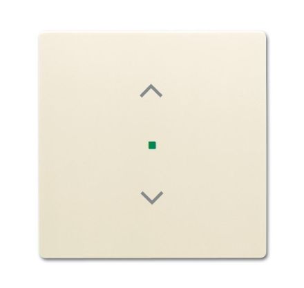Busch-Jaeger 6232-10-82 rocker switch, 1-way, with symbol 'blind' ivory white
