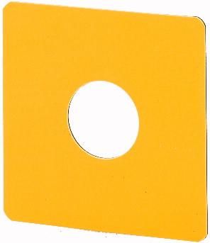 Eaton SQ-GE sign, EMERGENCY STOP, yellow, blank, yellow, 063263