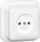 Gira 447011 o.Sch.2-p K/P AP RW socket