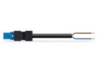 Wago 771-8982/216-601 connecting cable 2x1.5mm² St, 6m, black