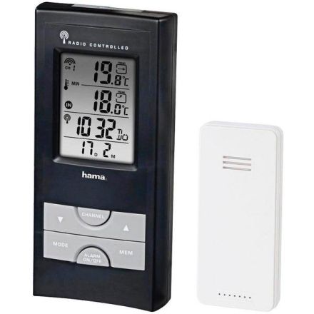 Hama 186313 EWS-165 black weather station