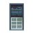 Issendorff 30232 LCN-GTS10DB black with 6+4 keys glass keypad