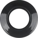 Berker 138165 Porcelain frame 1-way black, glossy Series 1930 Porcelain made by Rosenthal