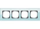 Gira 021418 4-way cover frame Gira Esprit Glass Mint