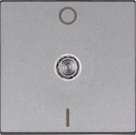 Kopp 491983002 HK07 2-pole with lens steel rocker switch
