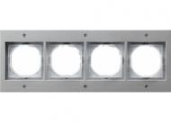 Gira 021465 4-way cover frame Gira TX_44 (WG UP) color aluminum