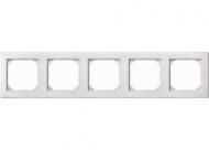 MERTEN 484519 frame 5-way polar white M-SMART