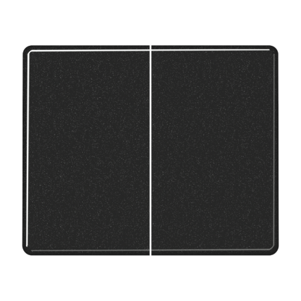 Jung SL595SW rocker switch 2-way, painted aluminium, SL series, black