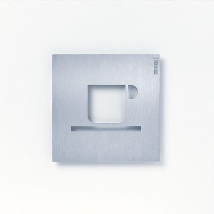 Siedle OSP 0003 Orientation sign Cafeteria in stainless steel