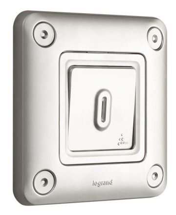 Legrand 077842 Soliroc changeover button 1-pole illuminated.