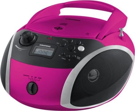 Grundig GRB-3000BT Pink/Silver CD radio