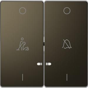 MERTEN MEG3429-6052 double rocker switch Moccametallic System Design