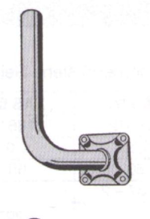 Kathrein ZAS60 wall bracket short